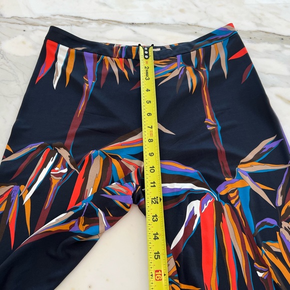 EMILIO PUCCI BLACK BAMBOO PRINT PANTS SIZE IT 44 / US 10 - Picture 10 of 15